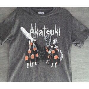 Vintage Naruto Shippuden 20th Anniversary Akatsuki Graphic Shirt Men's Medium